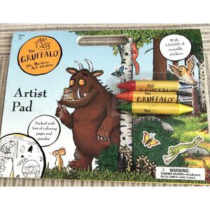 THE GRUFFALO Artist Pad w/ Loads Of Reusable Stickers Lots Coloring Pages Age 3+